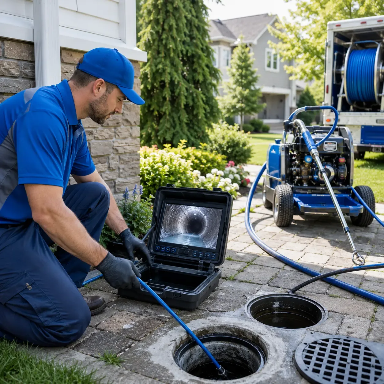 Outdoor drain cleaning professionals serving Cleveland, AR
